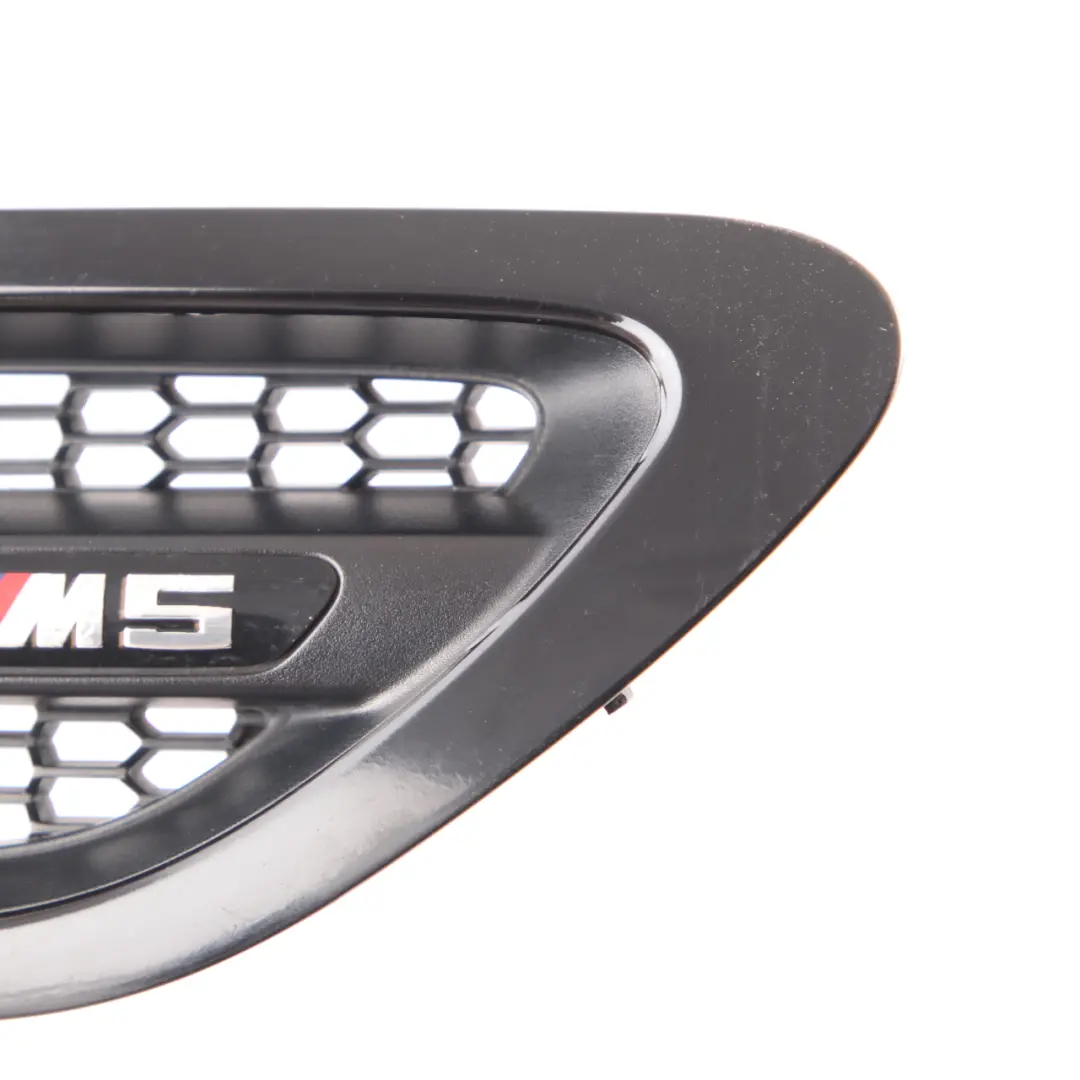 BMW F10 M5 Grille Side Panel Fender Indicator Vent Front Right O/S Black - SKU 7903880 - Part number 7903880