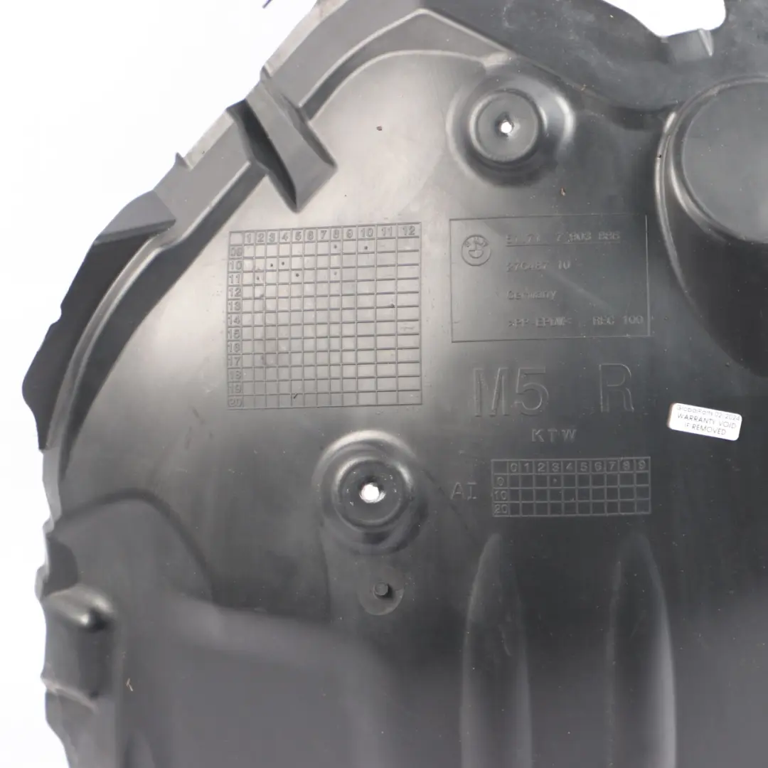 BMW F10 M5 Radkasten Frontbereich Gehäuseabdeckung Hinten Rechts - SKU 7903886 - Teilenummer 7903886
