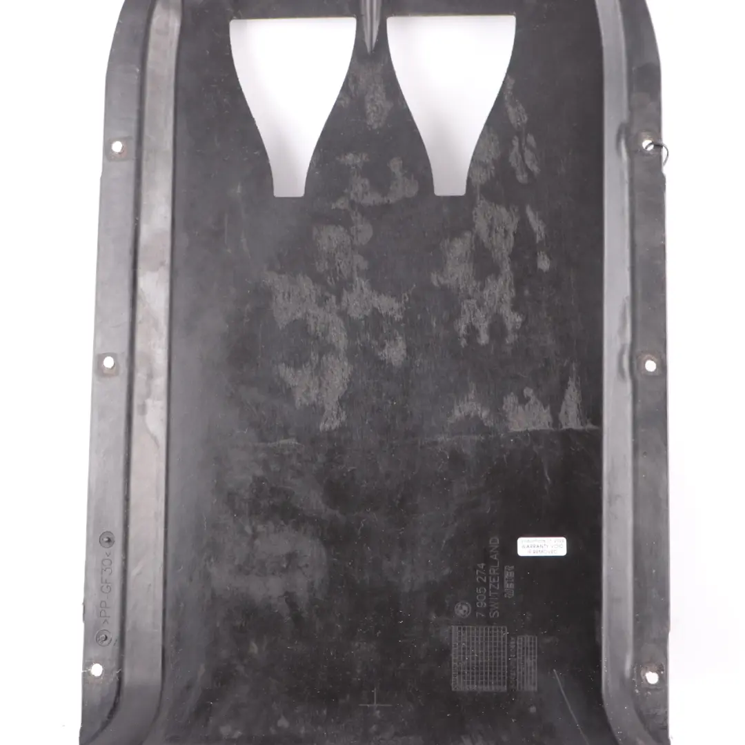 BMW F10 F12 F13 F06 M5 M6 Underfloor Coating Shield Tray Center - SKU 7905274 - Part number 7905274
