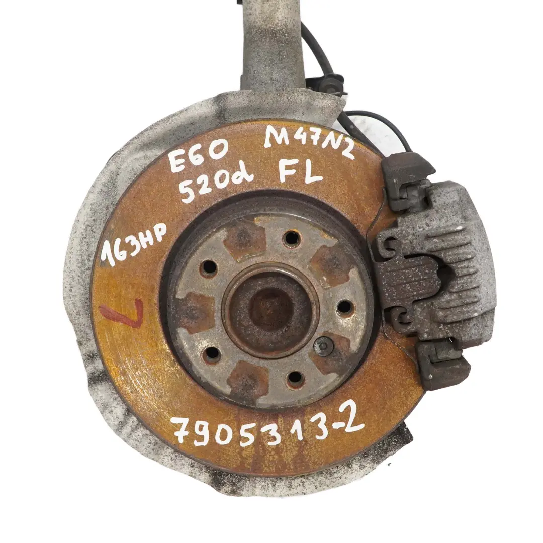 M47N2 M Sport Front Left N/S Spring Strut Leg Brake Caliper to BMW E60 520d with Part number 7905313 BMW E60 520d M47N2 M Sport Front Left N/S Spring Strut Leg Brake Caliper - SKU 7905313-2 - Part number 7905313
