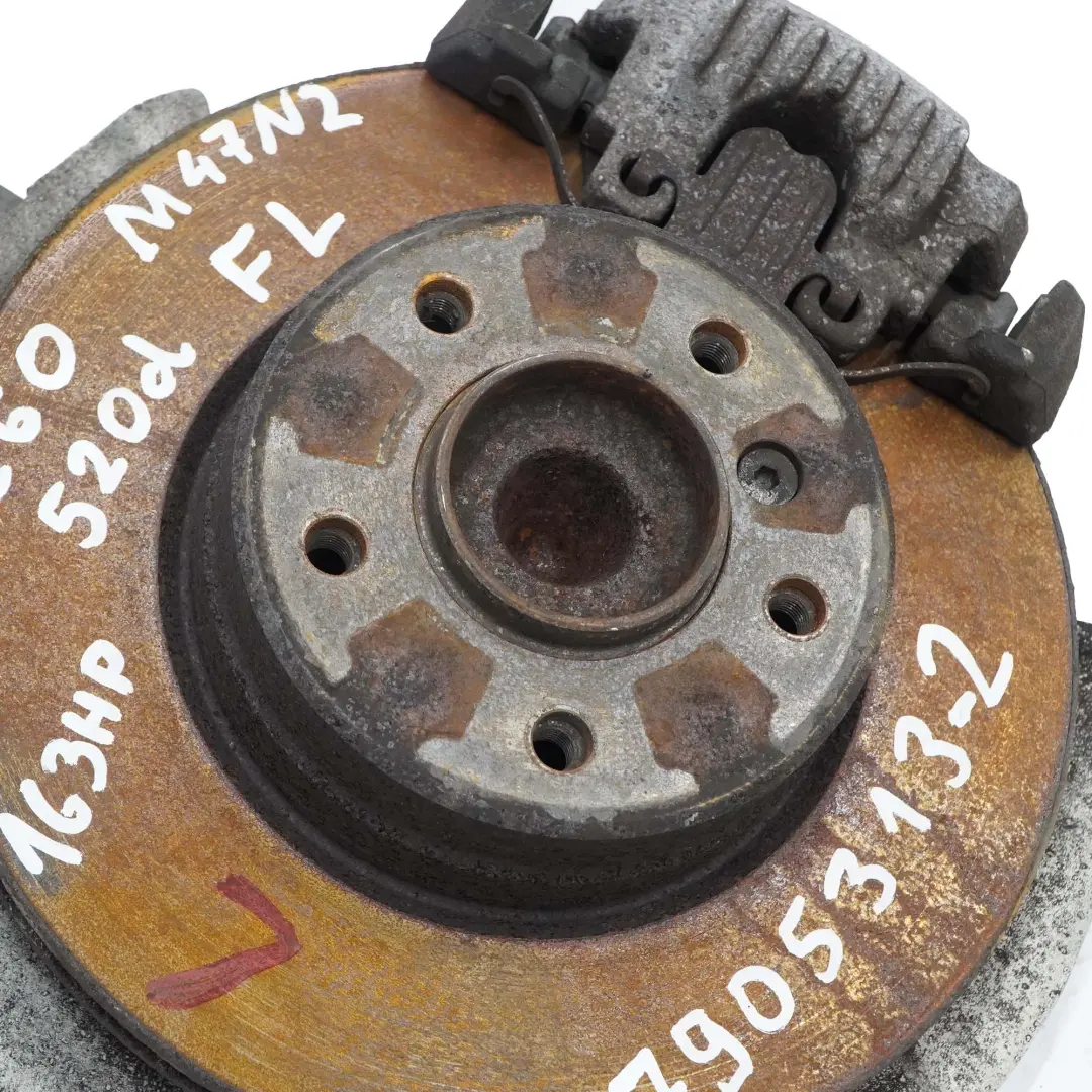 BMW E60 520d M47N2 M Sport Stoßdämpfer Federbein Bremsscheibe Vorn Links - SKU 7905313-2 - Teilenummer 7905313