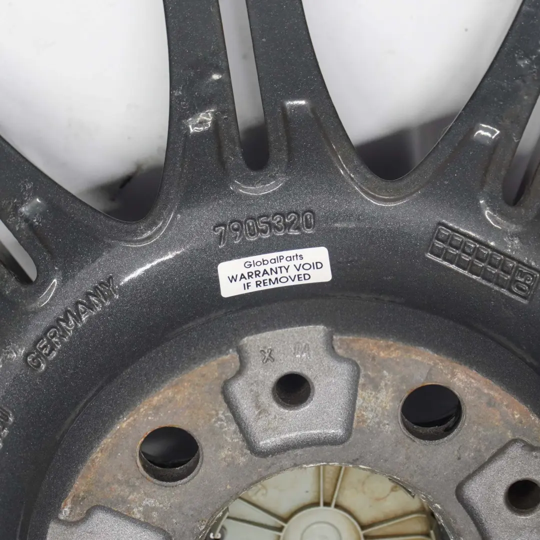 BMW 5 6 er E60 E61 Grau Alufelge Alu Felge 18" 8J ET:20 M Doppelspeiche 135 - SKU 7905320-3 - Teilenummer 7905320