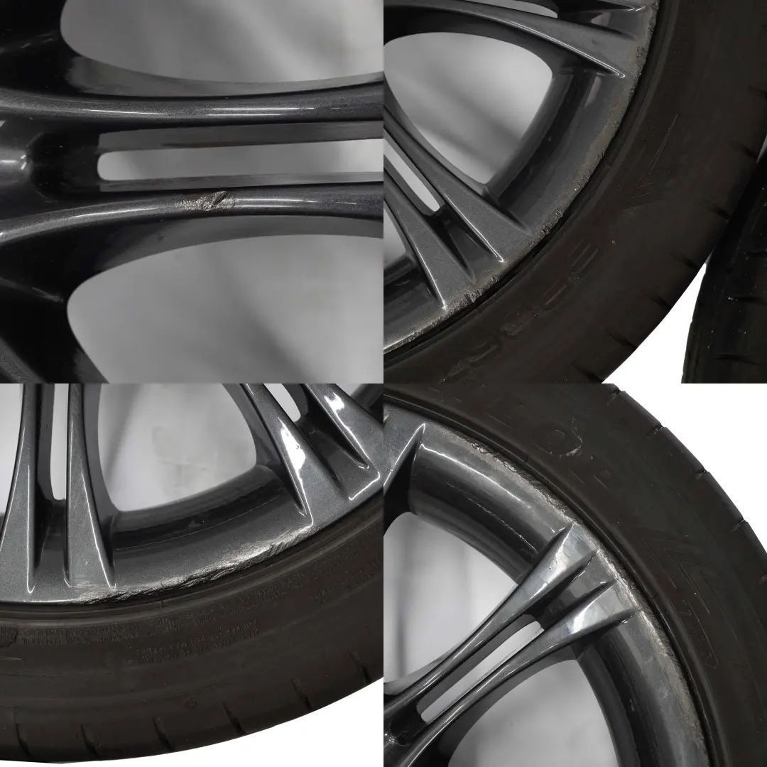 Grau Komplette 4 x Alufelgen Rad Felge 18" 8J ET:20 M Doppelspeiche 135 für BMW E60 mit Teilenummer 7905320 BMW E60 Grau Komplette 4 x Alufelgen Rad Felge 18" 8J ET:20 M Doppelspeiche 135 - SKU 7905320-SET - Teilenummer 7905320