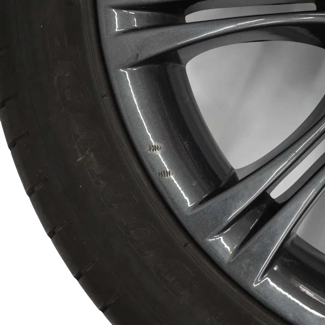 BMW E60 E61 Complete Set 4x Wheel Alloy Rim Tyre 18" 8J ET:20 M Double Spoke 135 - SKU 7905320-SET - Part number 7905320