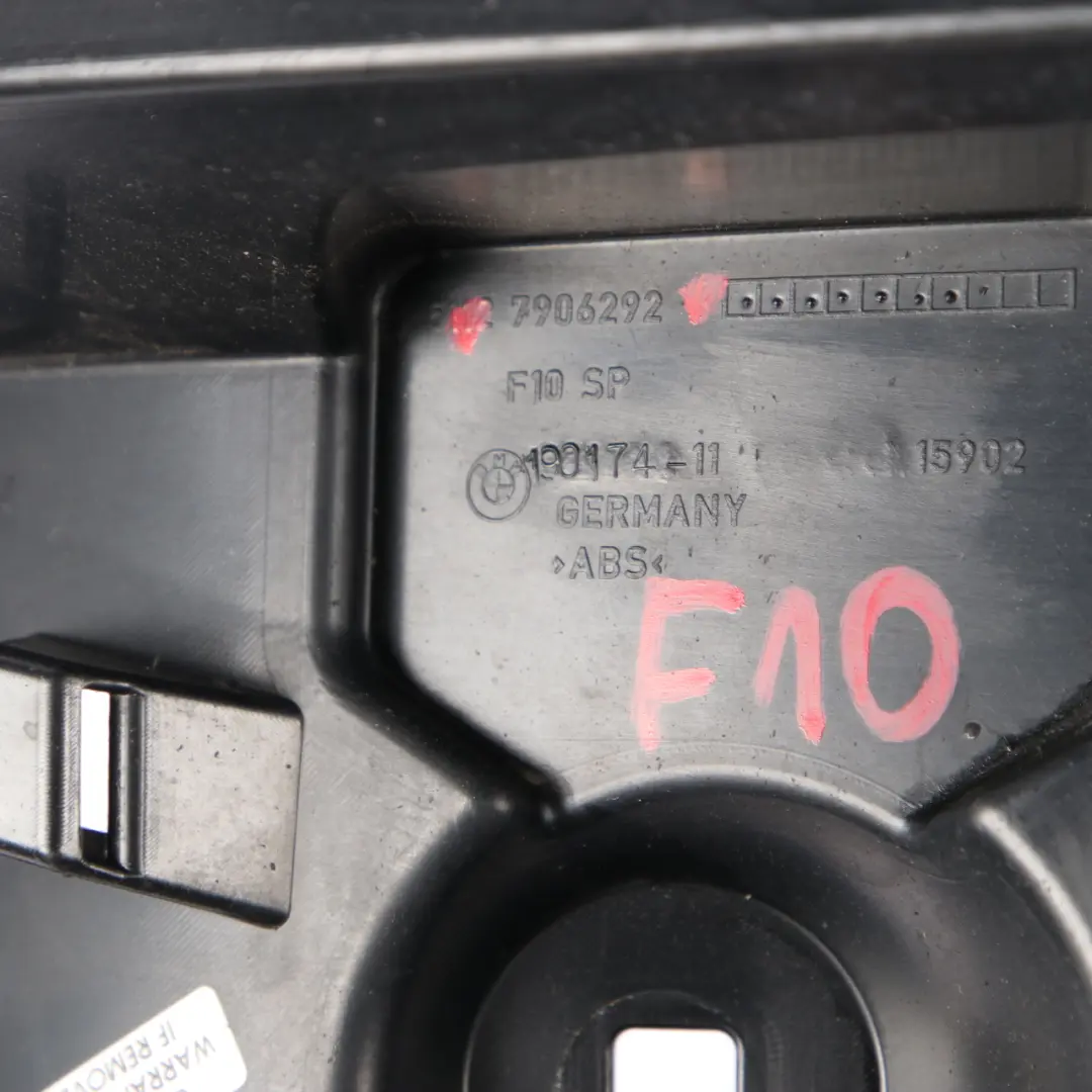  Stoßstangenführung BMW F10 Hinten M Sport Mitte Stoßstangenhalterung - SKU 7906292 - Teilenummer 7906292