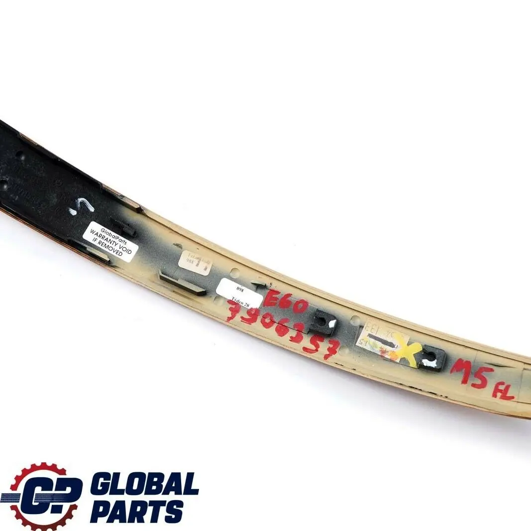 Handle Trim Strip Front Left N/S Wood Carrara to BMW 5 Series E60 M5 with Part number 7906357 BMW 5 Series E60 M5 Handle Trim Strip Front Left N/S Wood Carrara - SKU 7906357 - Part number 7906357