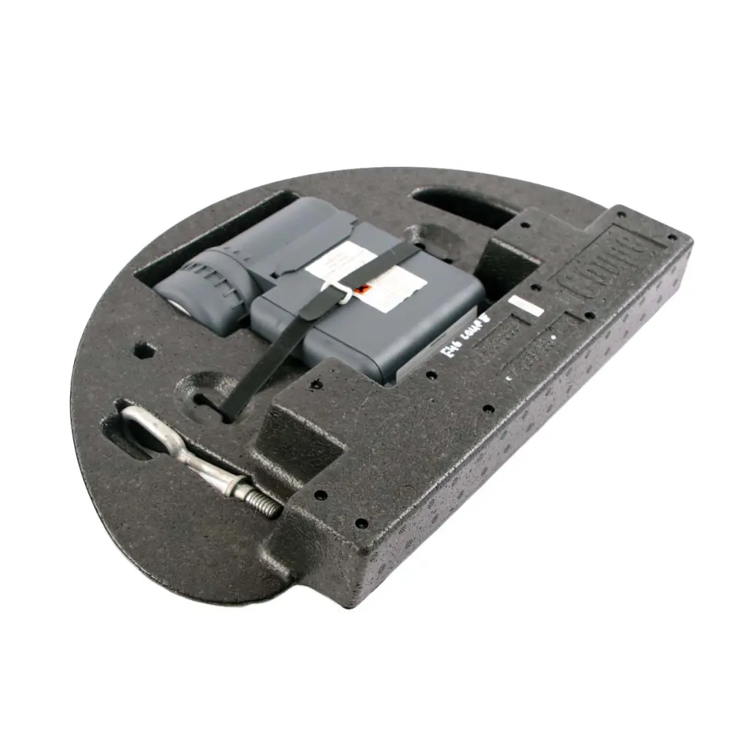 Mobility System Tyre Compressor Storage Shell Tray Set 7893456 to BMW E46 M3 with Part number 7906447 BMW E46 M3 Mobility System Tyre Compressor Storage Shell Tray Set 7893456 - SKU 7906447 - Part number 7906447