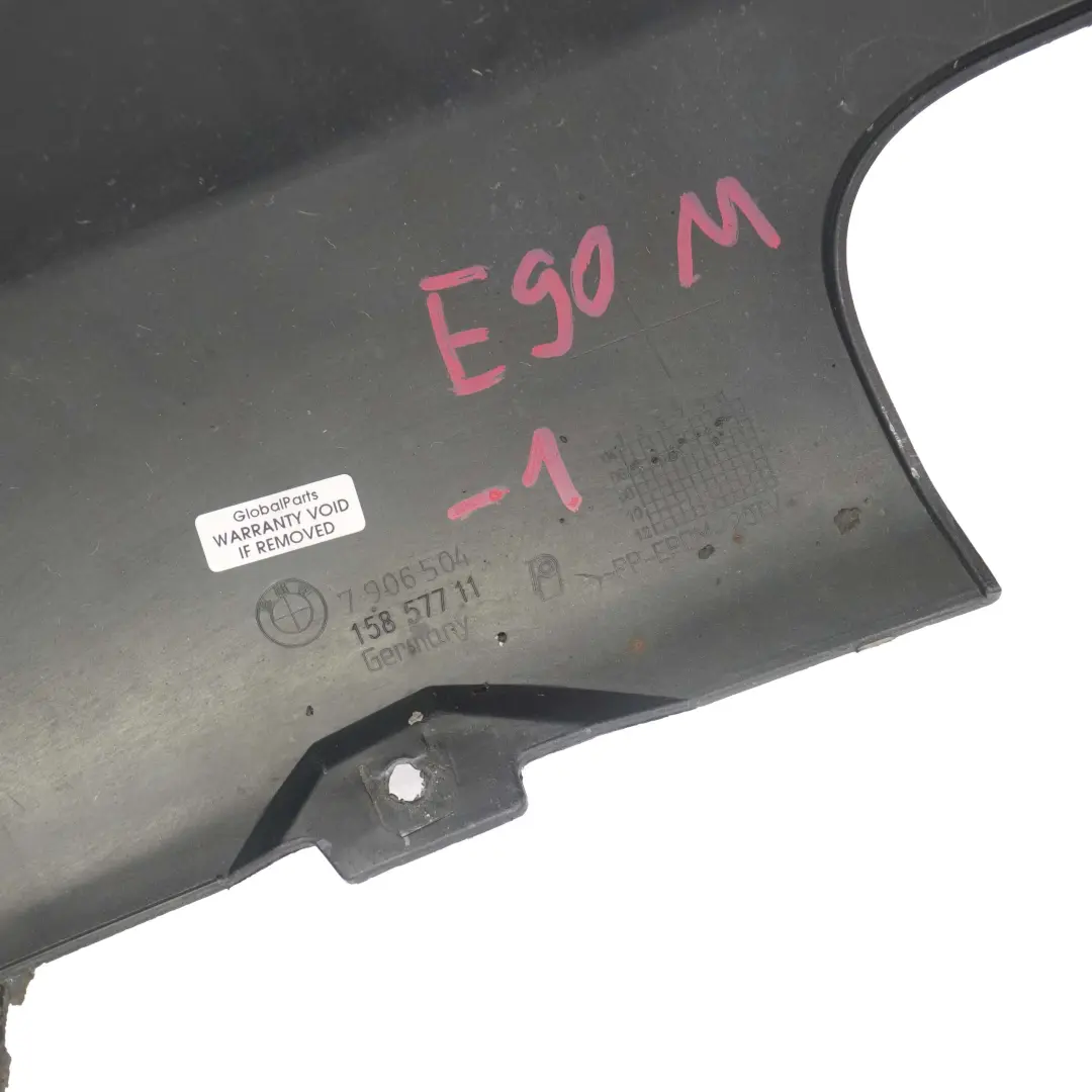 BMW 3 E90 E91 Choc-Receveur Tige de Choc M Package Blende Dessous Centre - SKU 7906504-1 - Numéro de pièce 7906504