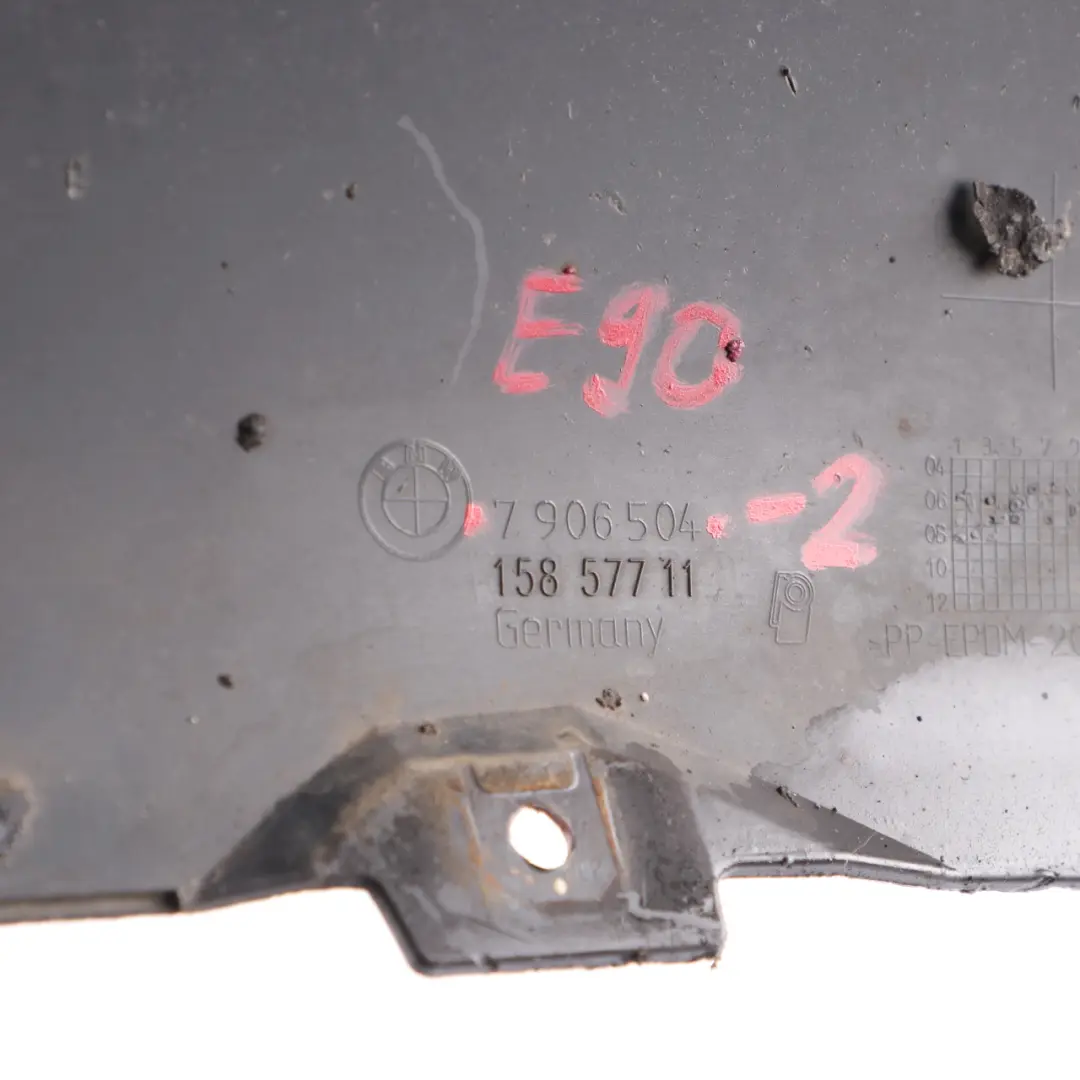 Bumper Lower Centre Diffuser Trim Cover Panel to BMW E90 E91 M Sport Rear with Part number 7906504 BMW E90 E91 M Sport Rear Bumper Lower Centre Diffuser Trim Cover Panel - SKU 7906504-2 - Part number 7906504