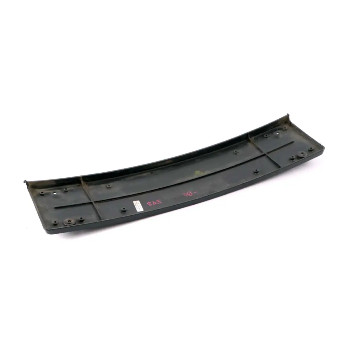 Front Bumper Licence Plate Holder Black Sapphire - 475 to BMW E90 E91 M Sport with Part number 7906510 BMW E90 E91 M Sport Front Bumper Licence Plate Holder Black Sapphire - 475 - SKU 7906510-BS - Part number 7906510