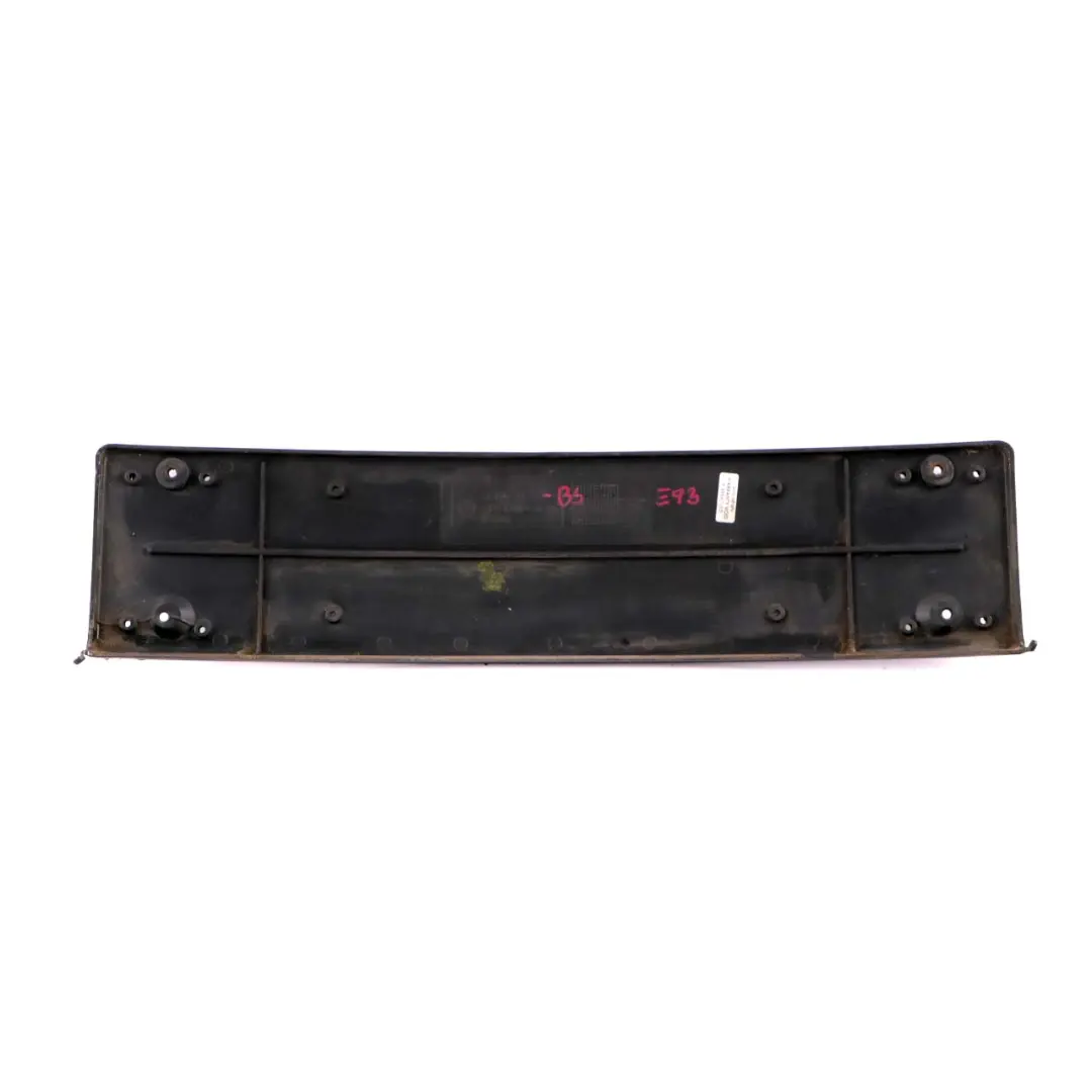 BMW E90 E91 M Sport Avant Porte-Plaque D'Immatriculation Noir Saphir - 475 - SKU 7906510-BS - Numéro de pièce 7906510