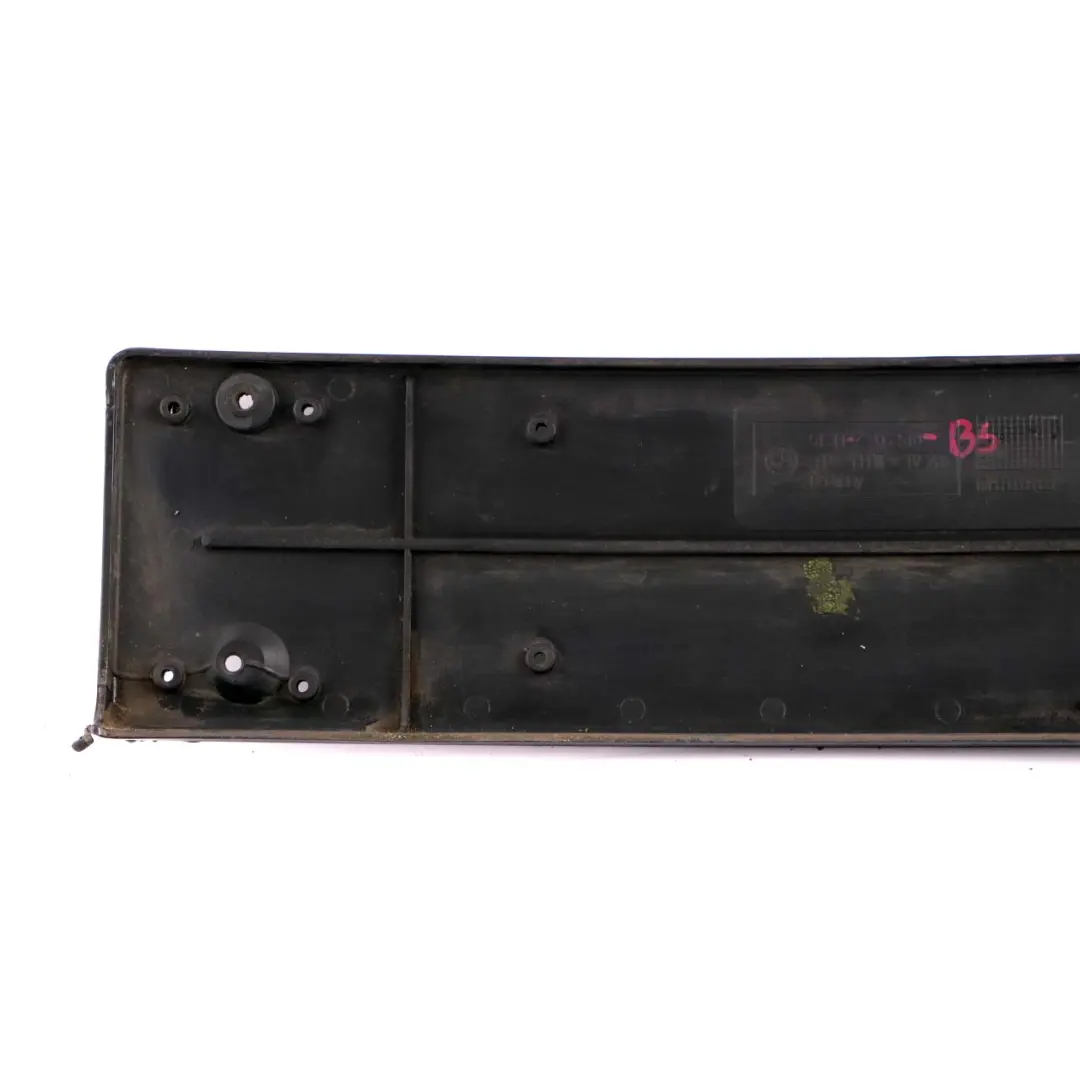 BMW E90 E91 M Sport Front Bumper Licence Plate Holder Black Sapphire - 475 - SKU 7906510-BS - Part number 7906510