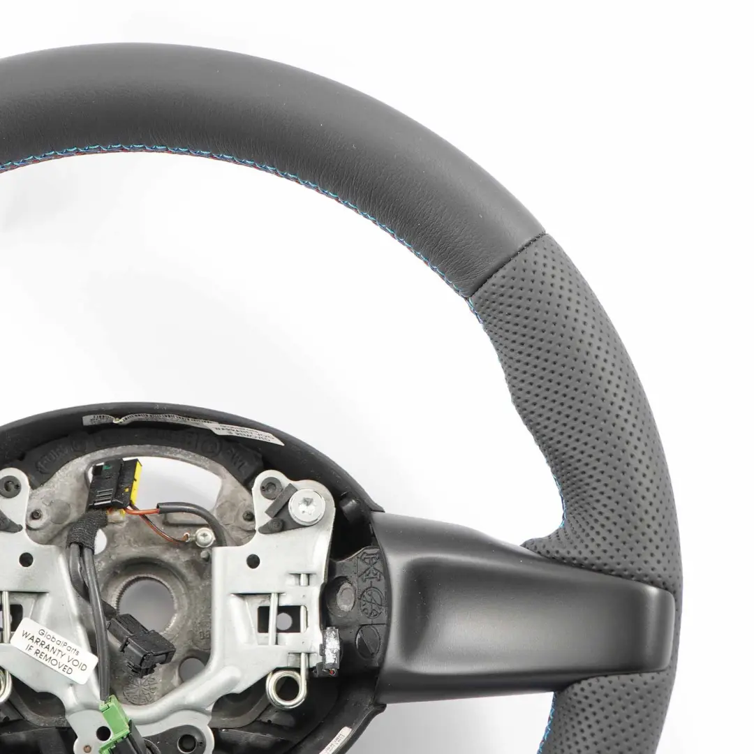 BMW Z4 E85 NEW Black Leather M Sport Steering Wheel M-tricolored threads - SKU 7906779-2 - Part number 7906779