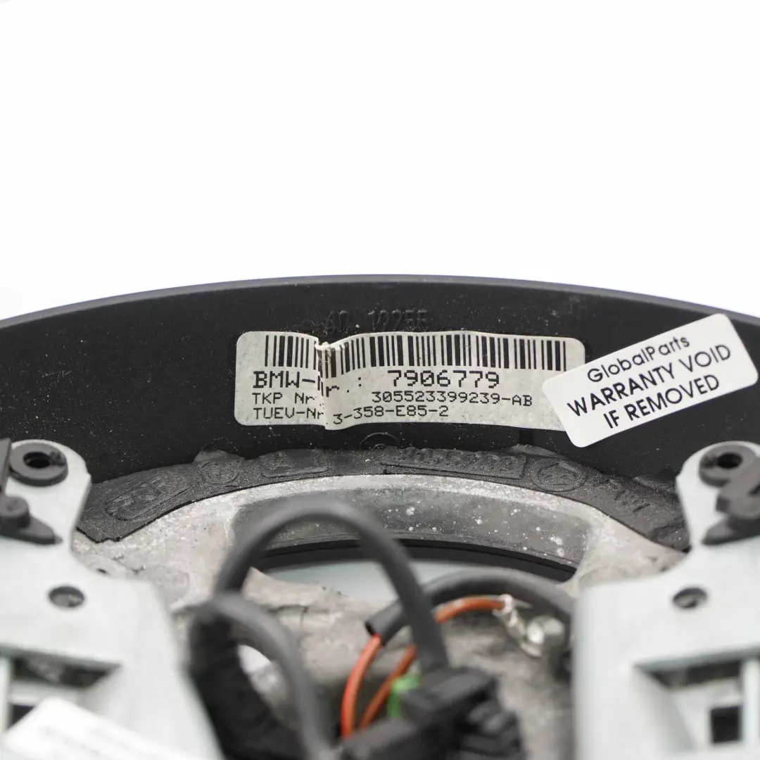 BMW Z4 E85 NEW Black Leather M Sport Steering Wheel M-tricolored threads - SKU 7906779-2 - Part number 7906779