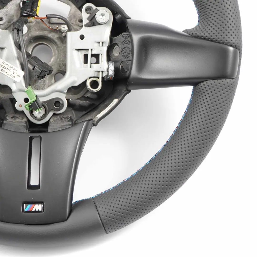 BMW Z4 E85 NEW Black Leather M Sport Steering Wheel M-tricolored threads - SKU 7906779-2 - Part number 7906779