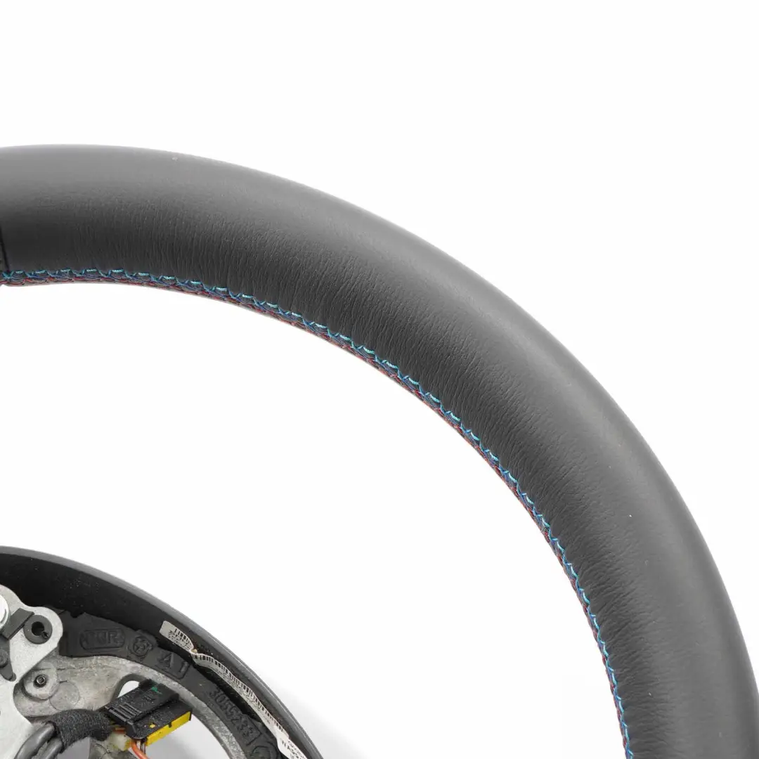 BMW Z4 E85 NEW Black Leather M Sport Steering Wheel M-tricolored threads - SKU 7906779-2 - Part number 7906779