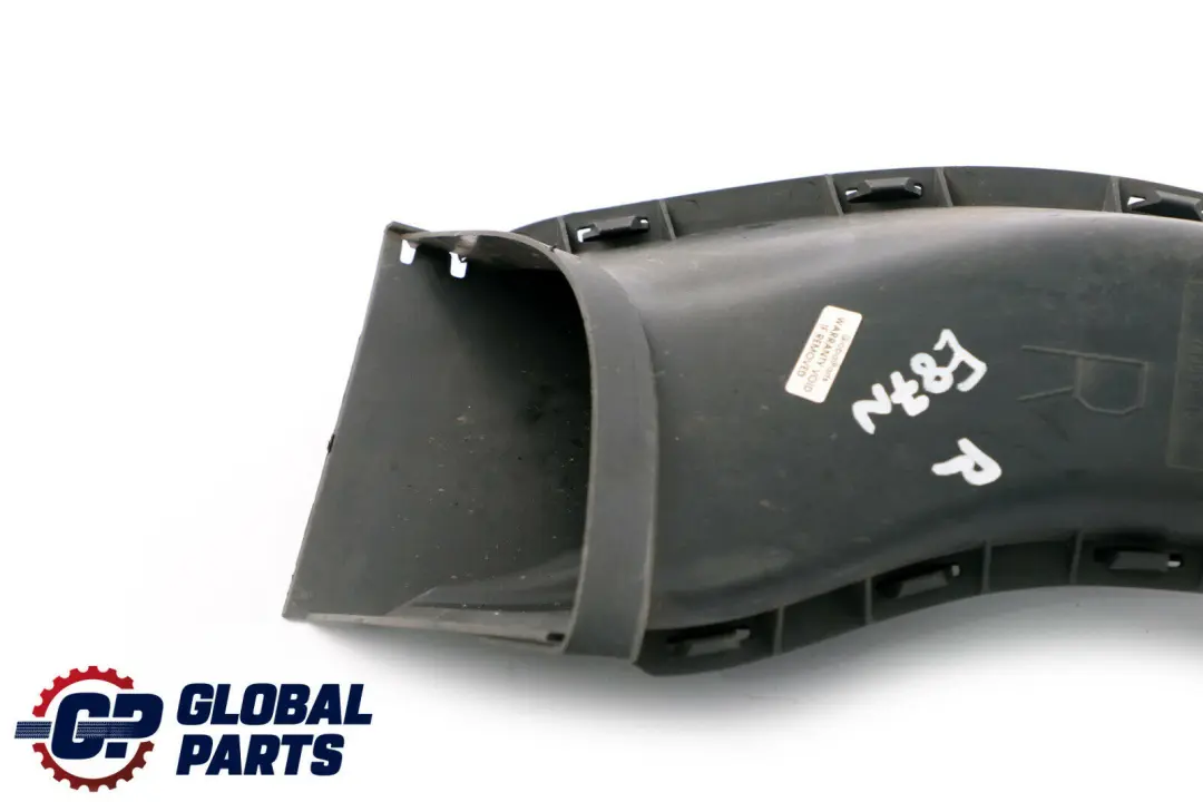 BMW E81 E87 M Aerodinamico Paraurti Anteriore Destro Condotto Aria Freno - SKU 7906806 - Numero di parte 7906806