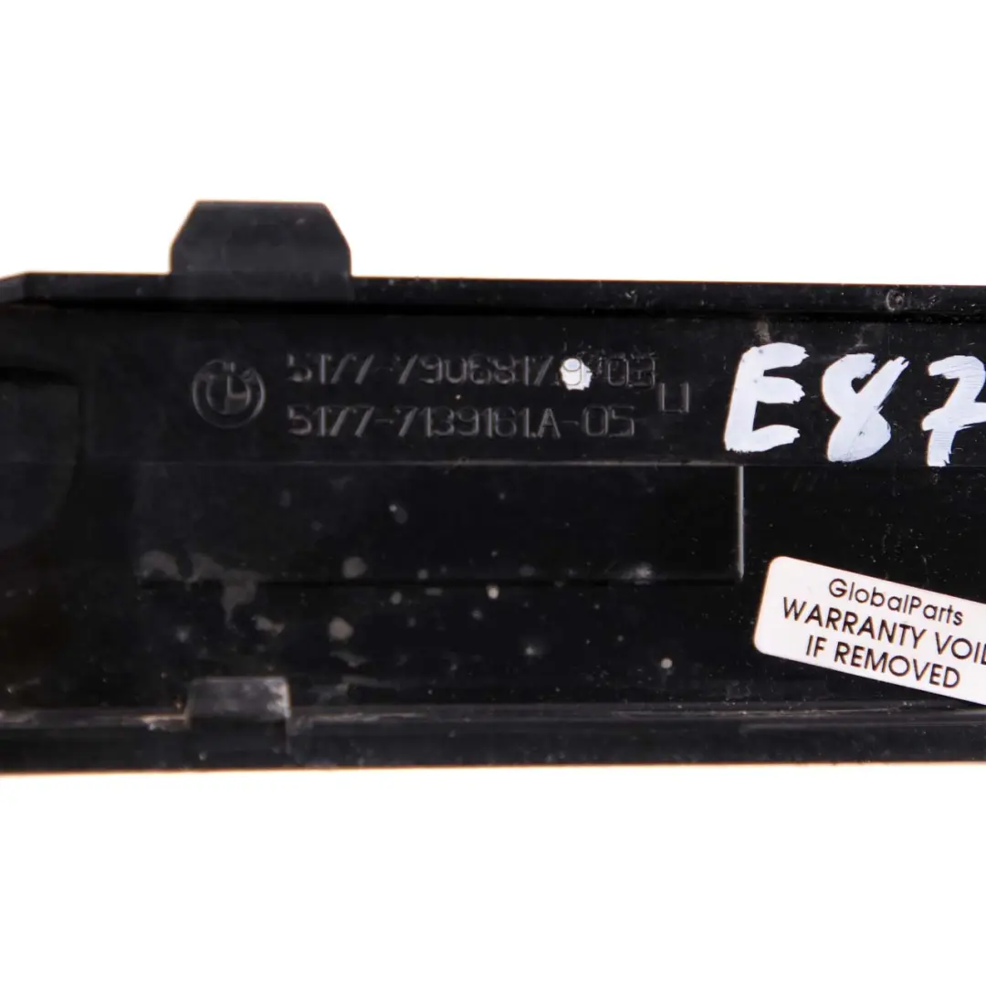 BMW E87 M-Sport Moldura Exterior Delantera Entrada Izquierda Cromada - SKU 7906817 - Número de pieza 7906817