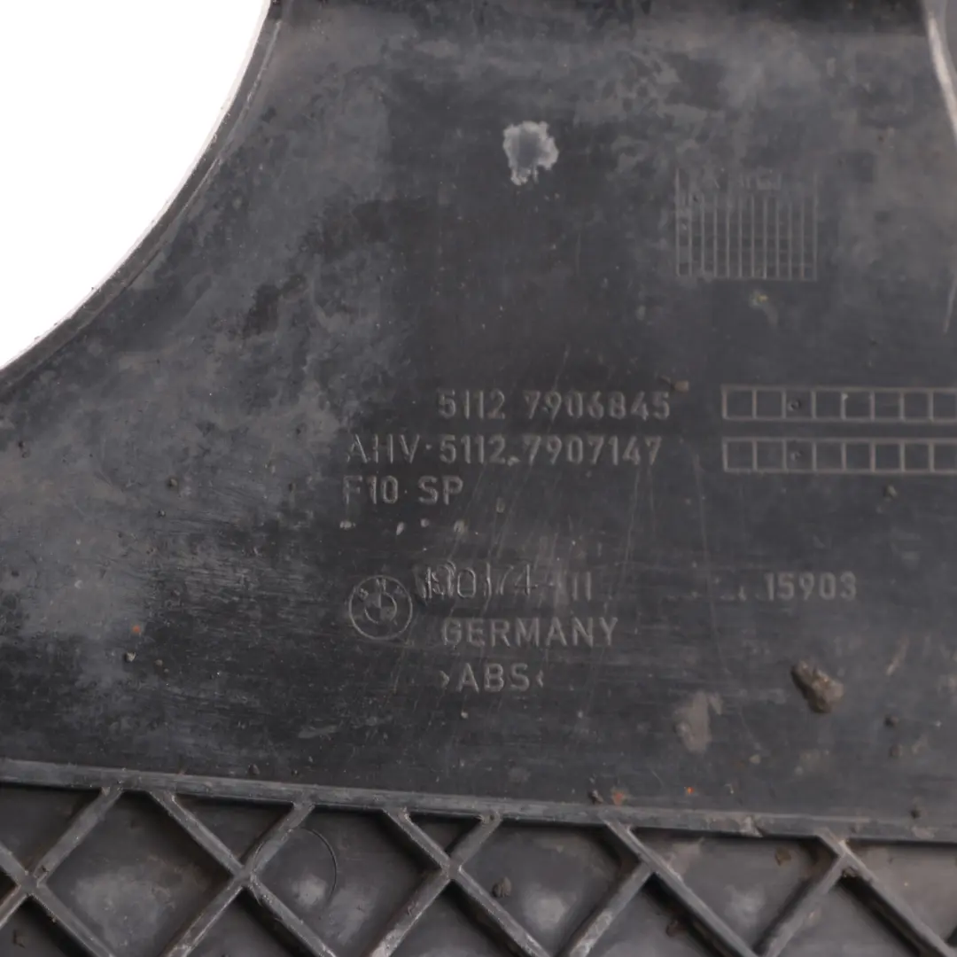 BMW F10 M Sport Osłona Płyta Podwozia Zderzaka Tył Tylna - SKU 7906845 - Numer Części 7906845