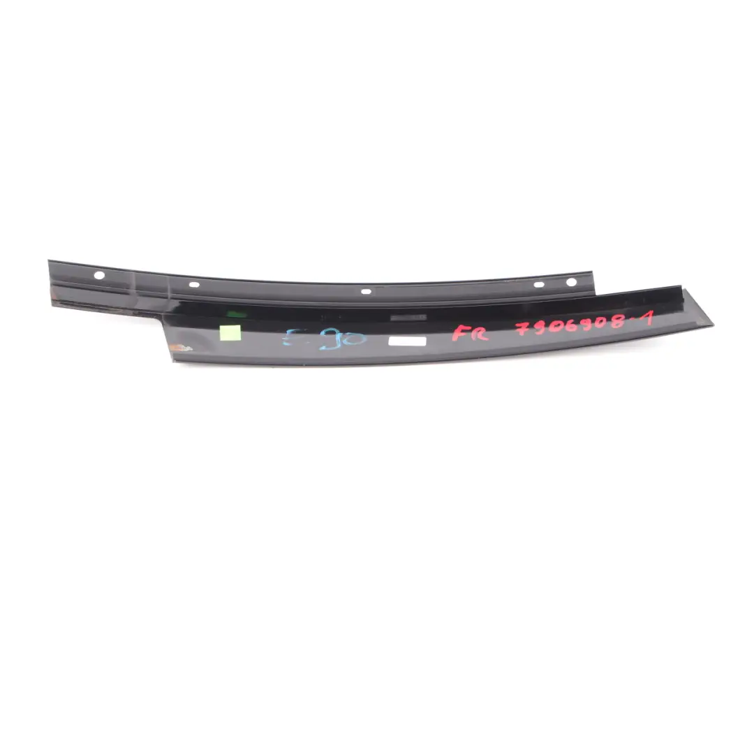 Finisher Window Front Right O/S Frame B-Pillar Trim Door High Gloss to BMW E90 E91 with Part number 7906908 BMW E90 E91 Finisher Window Front Right O/S Frame B-Pillar Trim Door High Gloss - SKU 7906908-1 - Part number 7906908