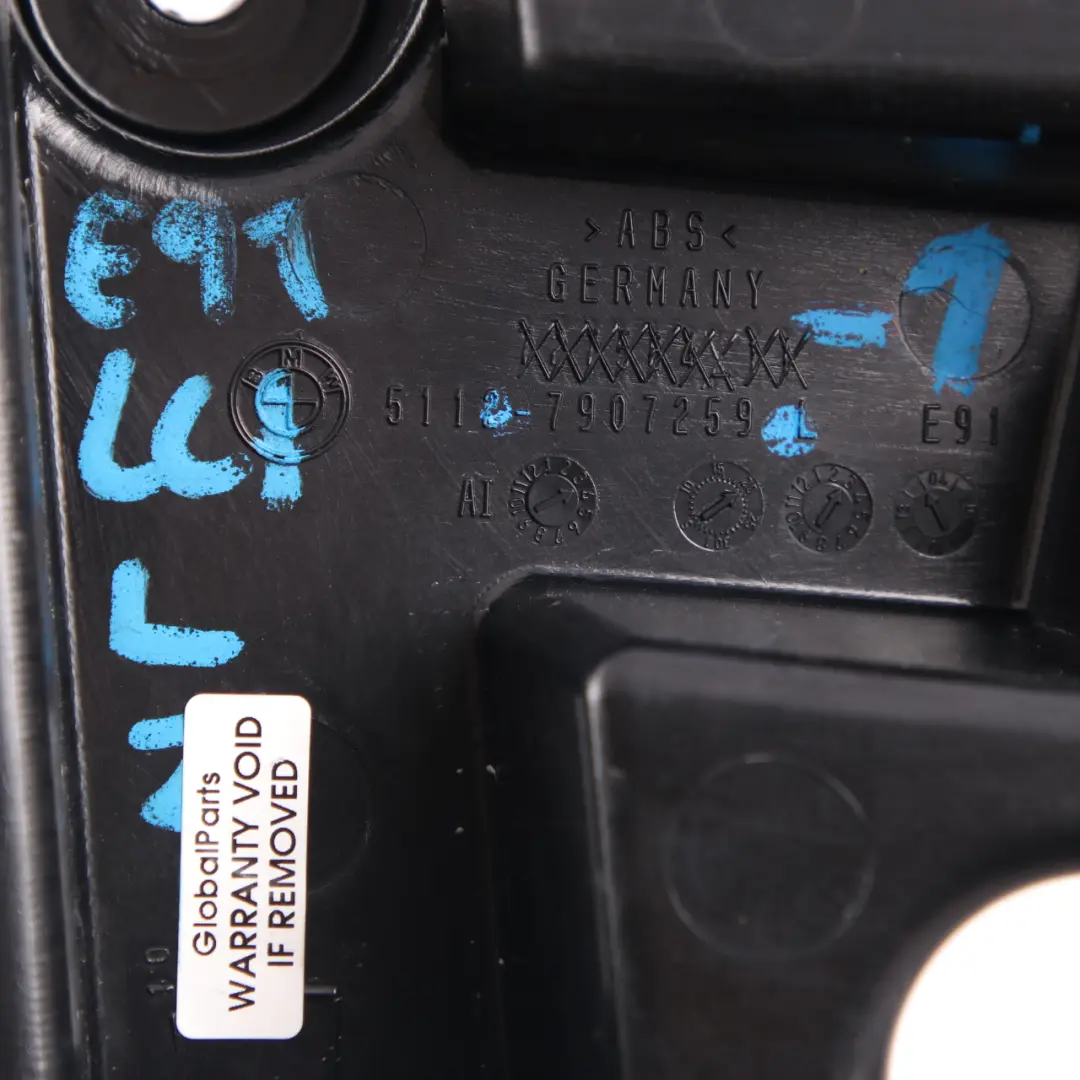 BMW E91 Rear Bumper Guide Left N/S Touring M Sport Bumper Mount Bracket - SKU 7907259-1 - Part number 7907259