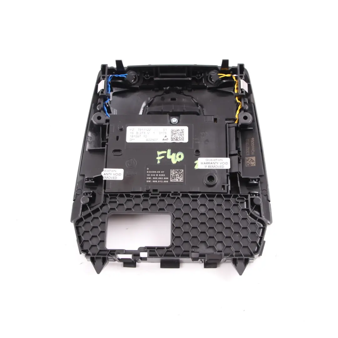 Roof Switch BMW F40 Unit Interior Reading Light Control Unit Black to with Part number 7911122 Roof Switch BMW F40 Unit Interior Reading Light Control Unit Black - SKU 7911122 - Part number 7911122
