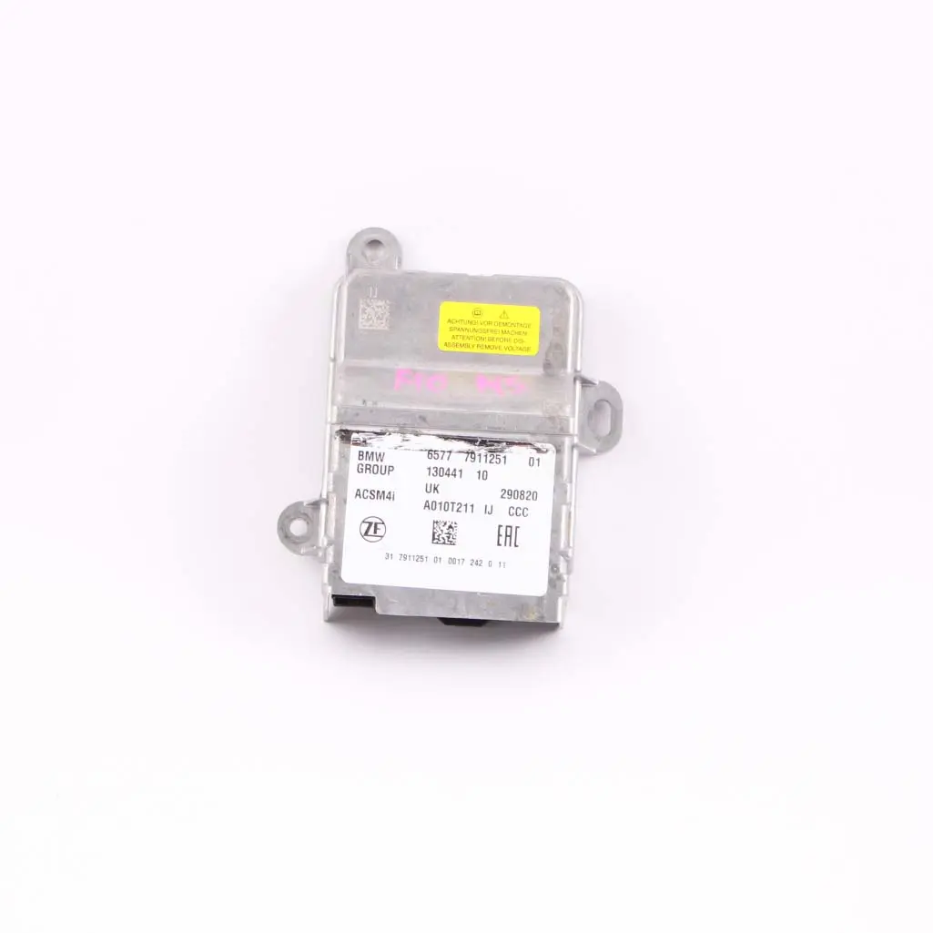 Airbag ECU Control Unit Module to Mini Cooper F60 Countryman with Part number 7911251 Mini Cooper F60 Countryman Airbag ECU Control Unit Module - SKU 7911251 - Part number 7911251