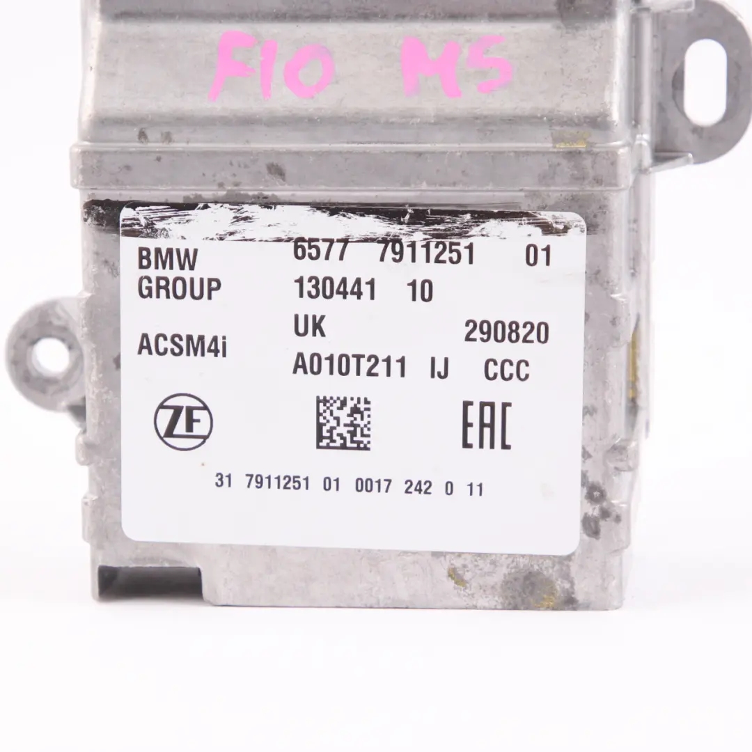 Airbag ECU Control Unit Module to Mini Cooper F60 Countryman with Part number 7911251 Mini Cooper F60 Countryman Airbag ECU Control Unit Module - SKU 7911251 - Part number 7911251
