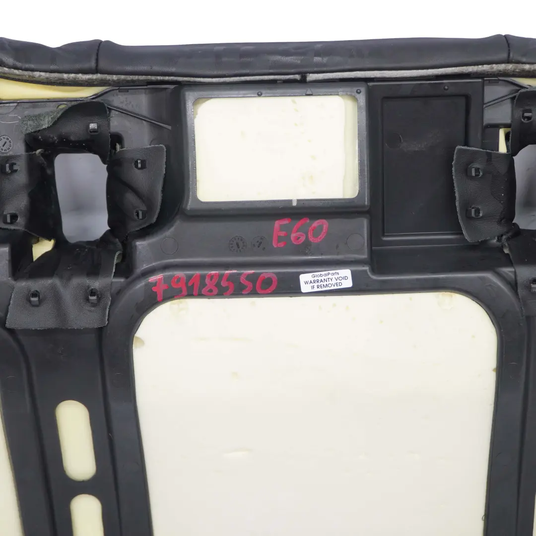 Banco Asiento TraseroBMW E60 Interior Sofa Base Tela Cuero Antracita para con número de pieza 7918550 Banco Asiento TraseroBMW E60 Interior Sofa Base Tela Cuero Antracita - SKU 7918550 - Número de pieza 7918550