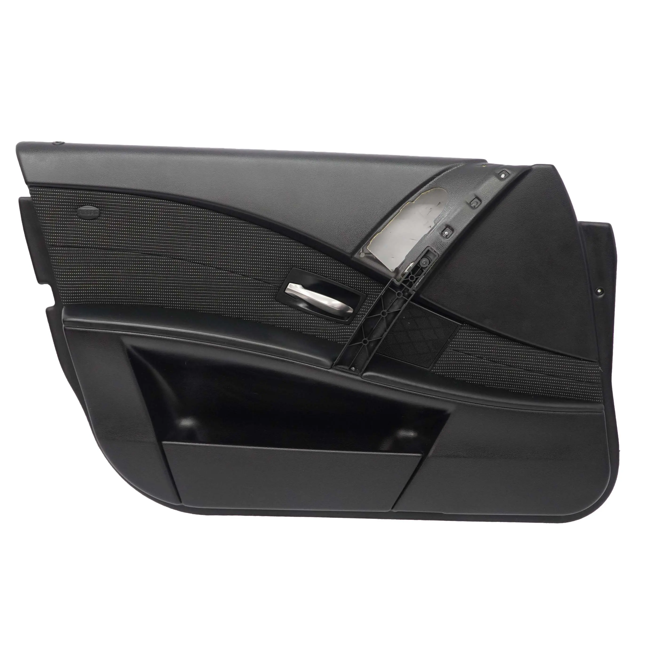 BMW E60 Panneau de garniture avant gauche en tissu anthracite Flashlight