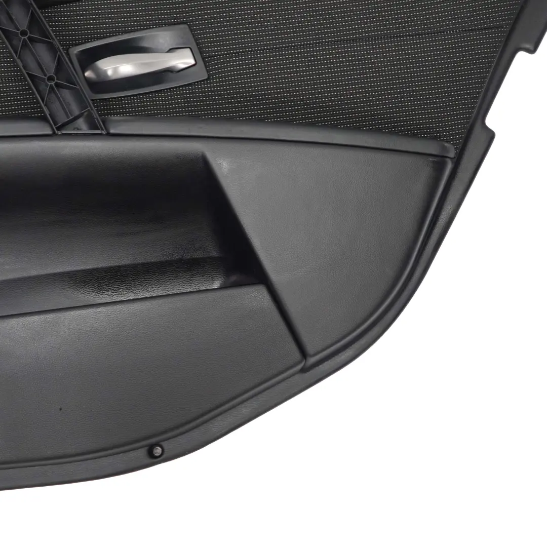 BMW E60 E61 Pannello Porta Posteriore Destra Tessuto Pelle Antracite - SKU 7918808 - Numero di parte 7918808