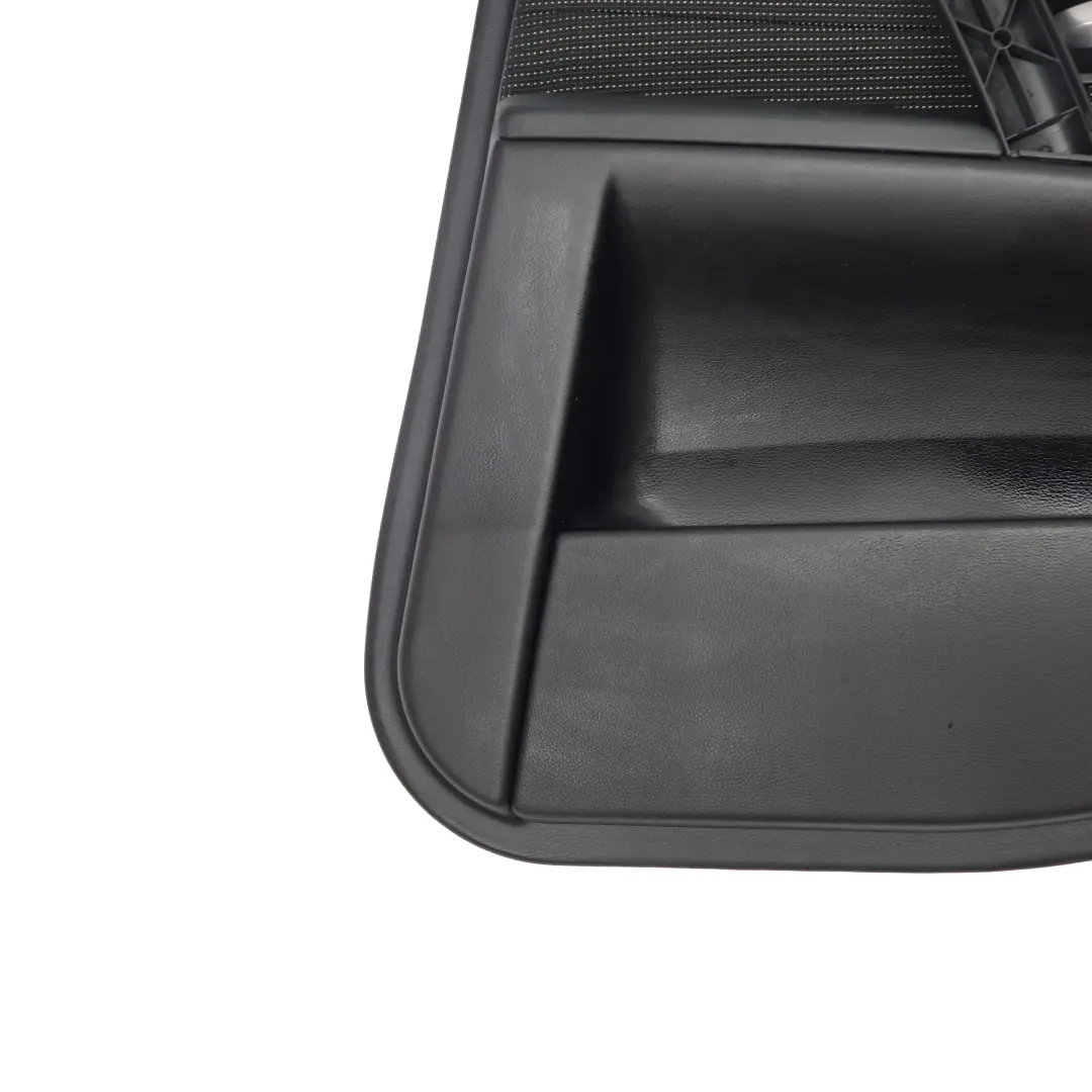 BMW E60 E61 Pannello Porta Posteriore Destra Tessuto Pelle Antracite - SKU 7918808 - Numero di parte 7918808