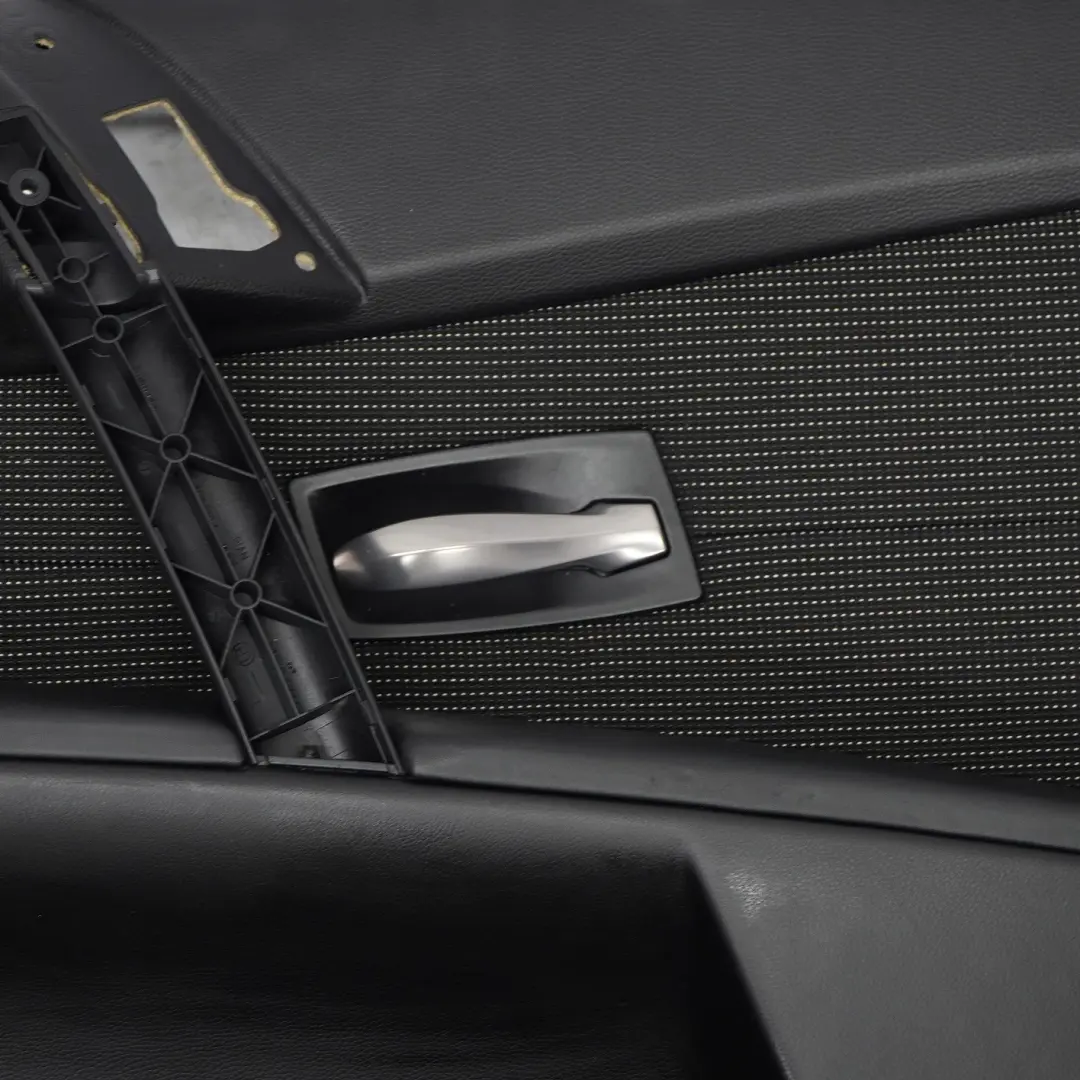 BMW E60 E61 Garniture de Porte Arriere Droite Tissu Cuir Anthracite - SKU 7918808 - Numéro de pièce 7918808