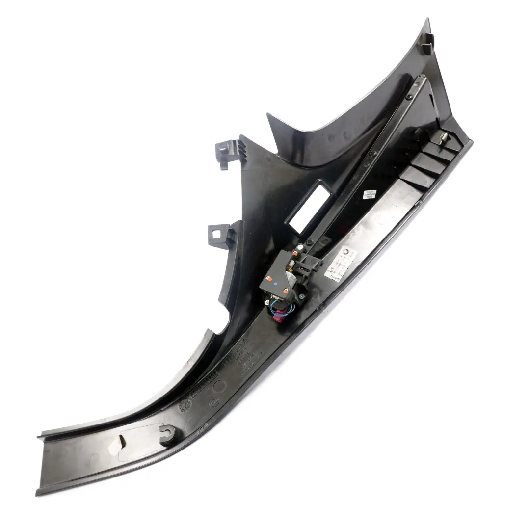 BMW E61 Touring Rear Left N/S D Column Trim Panel Cover Black - SKU 7919677 - Part number 7919677
