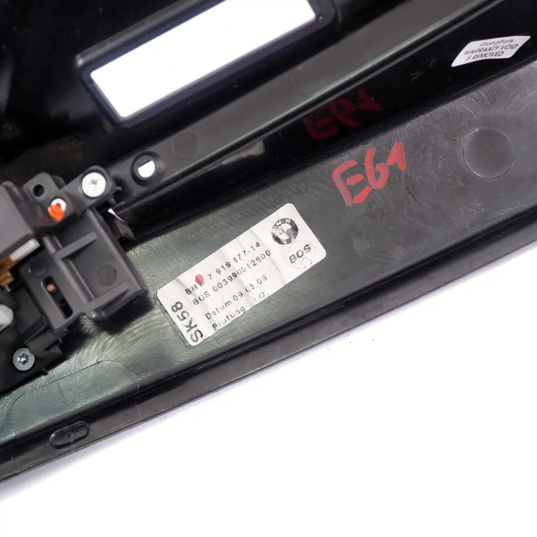 Left N/S D Column Trim Panel Cover Black to BMW E61 Touring Rear with Part number 7919677 BMW E61 Touring Rear Left N/S D Column Trim Panel Cover Black - SKU 7919677 - Part number 7919677