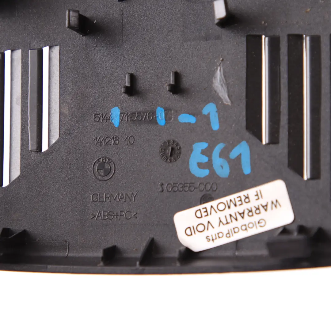 Trim BMW E60 E61 E90 E91 LCI Ultrasonic Burglar Alarm to Cover with Part number 7115576 Cover Trim BMW E60 E61 E90 E91 LCI Ultrasonic Burglar Alarm - SKU 7919702 - Part number 7115576