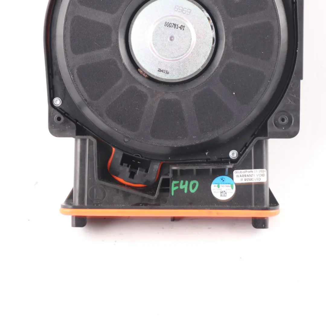 Subwoofer BMW F40 Central Bass Woofer Sinistro HiFi Audio Altoparlante per con numero di parte 7927999 Subwoofer BMW F40 Central Bass Woofer Sinistro HiFi Audio Altoparlante - SKU 7927999 - Numero di parte 7927999