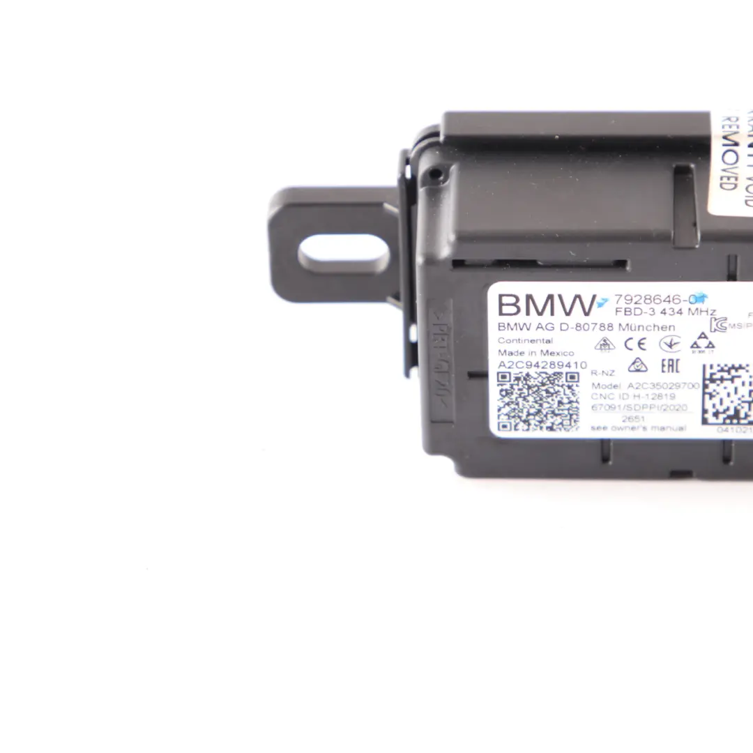 Radio Unidad Control Remoto Receptor 434 MHZ para BMW F34 GT Mini F55 F56 F60 con número de pieza 7928646 BMW F34 GT Mini F55 F56 F60 Radio Unidad Control Remoto Receptor 434 MHZ - SKU 7928646 - Número de pieza 7928646
