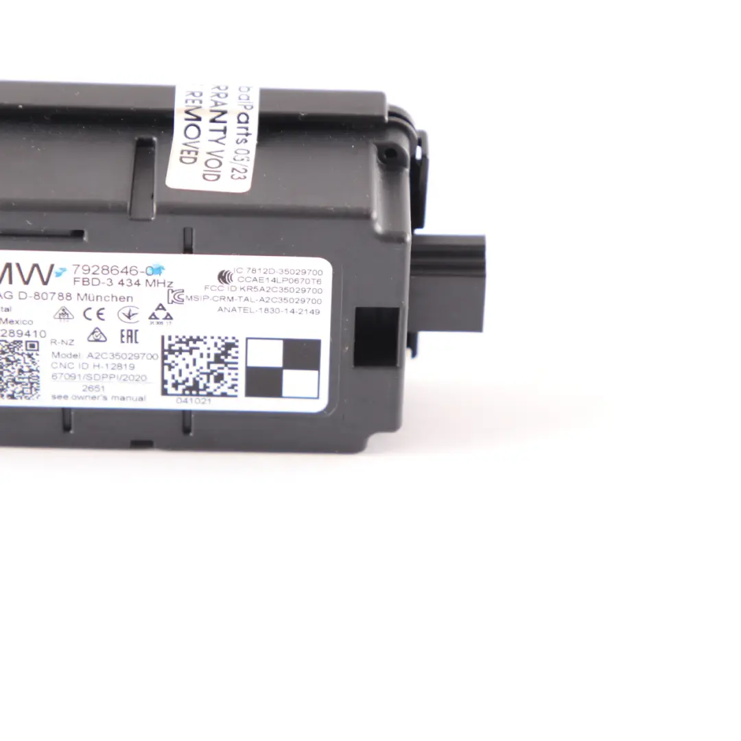 BMW F34 GT Mini F55 F60 Moduł Radia Sterowania Odbiornik 434 MHZ - SKU 7928646 - Numer Części 7928646