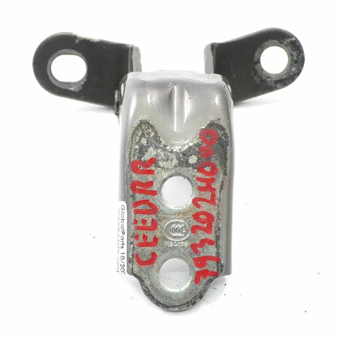 Puerta Bisagra Trasera Derecha Inferior Phoenix Plata T4W para Kia Ceed 1 con número de pieza 793202H000 Kia Ceed 1 Puerta Bisagra Trasera Derecha Inferior Phoenix Plata T4W - SKU 793202H000-PSI - Número de pieza 793202H000