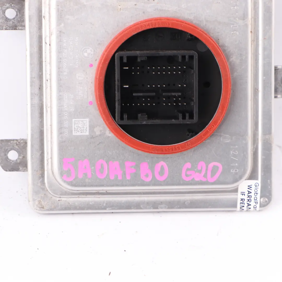 LED Headlight Level Control Unit Ballast Module to BMW G20 with Part number 7933359 BMW G20 LED Headlight Level Control Unit Ballast Module - SKU 7933359 - Part number 7933359