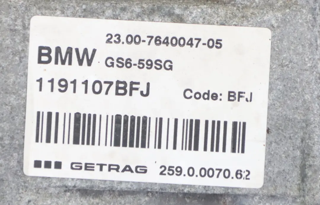 Boîte Vitesses Manuelle Mini Cooper S F55 F56 B48 B48C GS659SG 7640047 GARANTIE pour à propos du numéro de pièce 7933675 Boîte Vitesses Manuelle Mini Cooper S F55 F56 B48 B48C GS659SG 7640047 GARANTIE - SKU 7933675 - Numéro de pièce 7933675