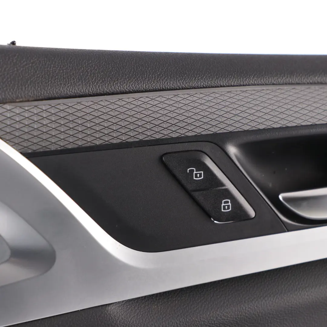 Door Card BMW X3 G01 Front Right O/S Trim Lining Cover Leather Vernasca Black to with Part number 7936666 Door Card BMW X3 G01 Front Right O/S Trim Lining Cover Leather Vernasca Black - SKU 7936666 - Part number 7936666