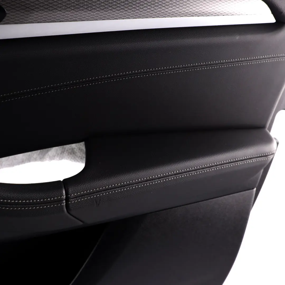 Door Card BMW X3 G01 Front Right O/S Trim Lining Cover Leather Vernasca Black to with Part number 7936666 Door Card BMW X3 G01 Front Right O/S Trim Lining Cover Leather Vernasca Black - SKU 7936666 - Part number 7936666