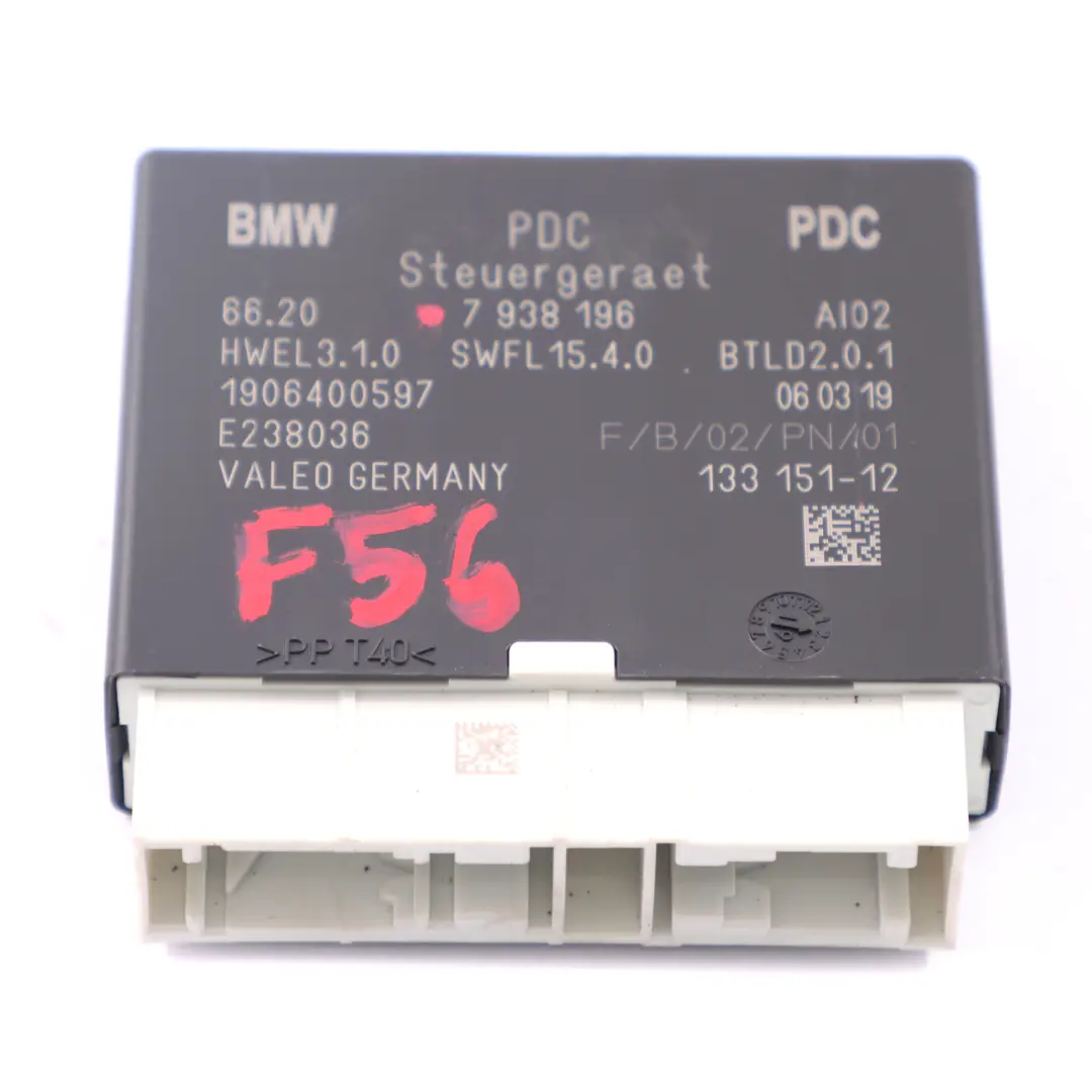 Modulo PDC BMW F45 X3 F25 Mini F55 F56 Unità Sensore Distanza Parcheggio per con numero di parte 7938196 Modulo PDC BMW F45 X3 F25 Mini F55 F56 Unità Sensore Distanza Parcheggio - SKU 7938196 - Numero di parte 7938196