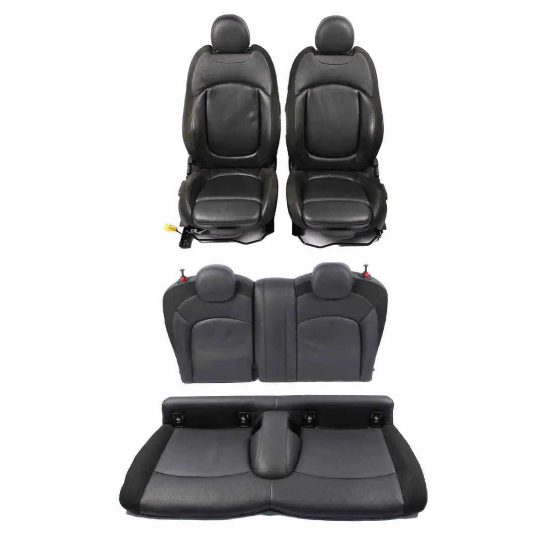 Heated Seats Mini F56 Sport Leather Cross Punch Carbon Black Set Front Rear Seat to with Part number 7939328 Heated Seats Mini F56 Sport Leather Cross Punch Carbon Black Set Front Rear Seat - SKU 7939328-1 - Part number 7939328