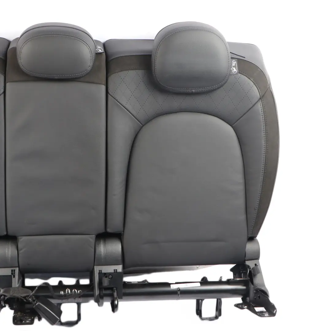 Mini F60 Rear Seat Left Right N/O/S Backrest Leather Cross Punch Carbon Black - SKU 7939347/7939348 - Part number 7939347/7939348