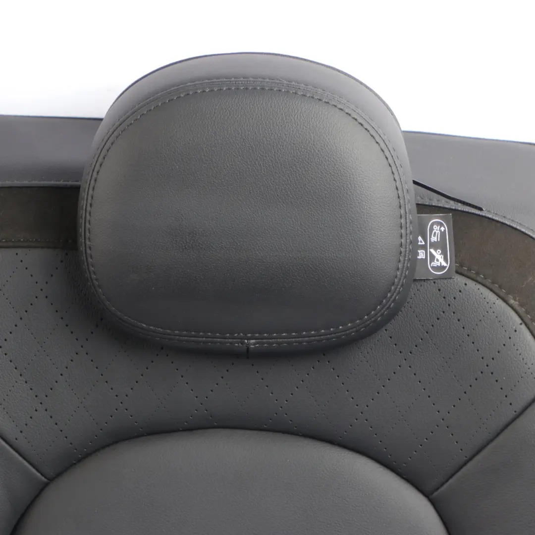 Left Right N/O/S Backrest Leather Cross Punch Carbon Black to Mini F60 Rear Seat with Part number 7939347/7939348 Mini F60 Rear Seat Left Right N/O/S Backrest Leather Cross Punch Carbon Black - SKU 7939347/7939348 - Part number 7939347/7939348