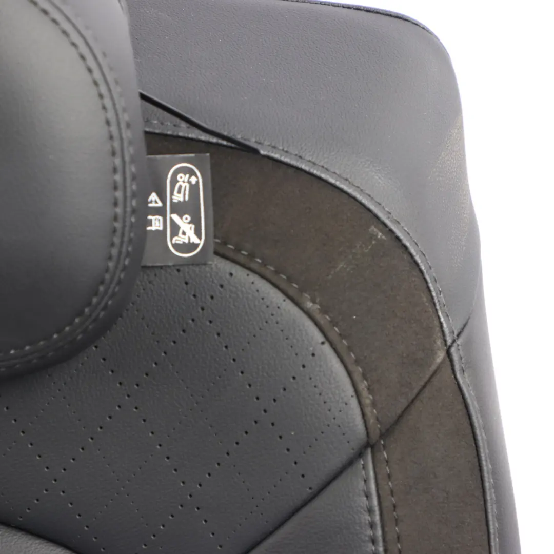 Left Right N/O/S Backrest Leather Cross Punch Carbon Black to Mini F60 Rear Seat with Part number 7939347/7939348 Mini F60 Rear Seat Left Right N/O/S Backrest Leather Cross Punch Carbon Black - SKU 7939347/7939348 - Part number 7939347/7939348