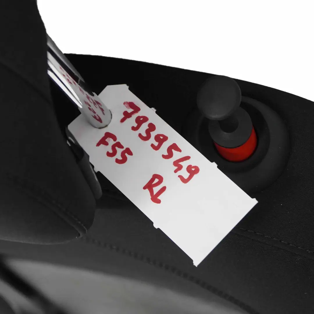Posteriore Sinistro Rivestimento Schienale Panno Pelle Nero Carbonio per Mini F55 con numero di parte 7939549 Mini F55 Posteriore Sinistro Rivestimento Schienale Panno Pelle Nero Carbonio - SKU 7939549 - Numero di parte 7939549